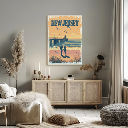 New Jersey Vintage Poster