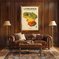 Lithuania Land Of History And Nature Poster