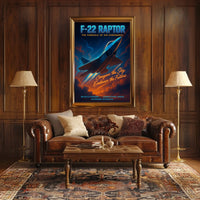 F-22 Raptor The Pinnacle Of Air Poster