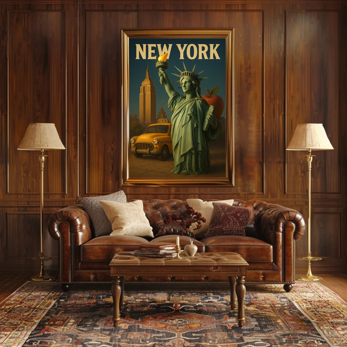 New York Iconography Poster