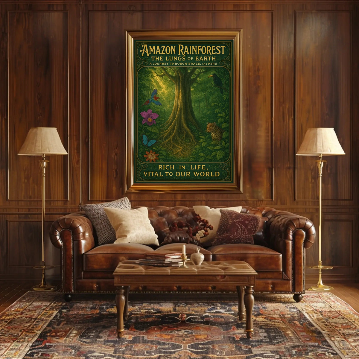 Amazon Rainforest The Lungs of Earth Poster
