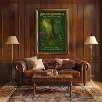 Amazon Rainforest The Lungs of Earth Poster