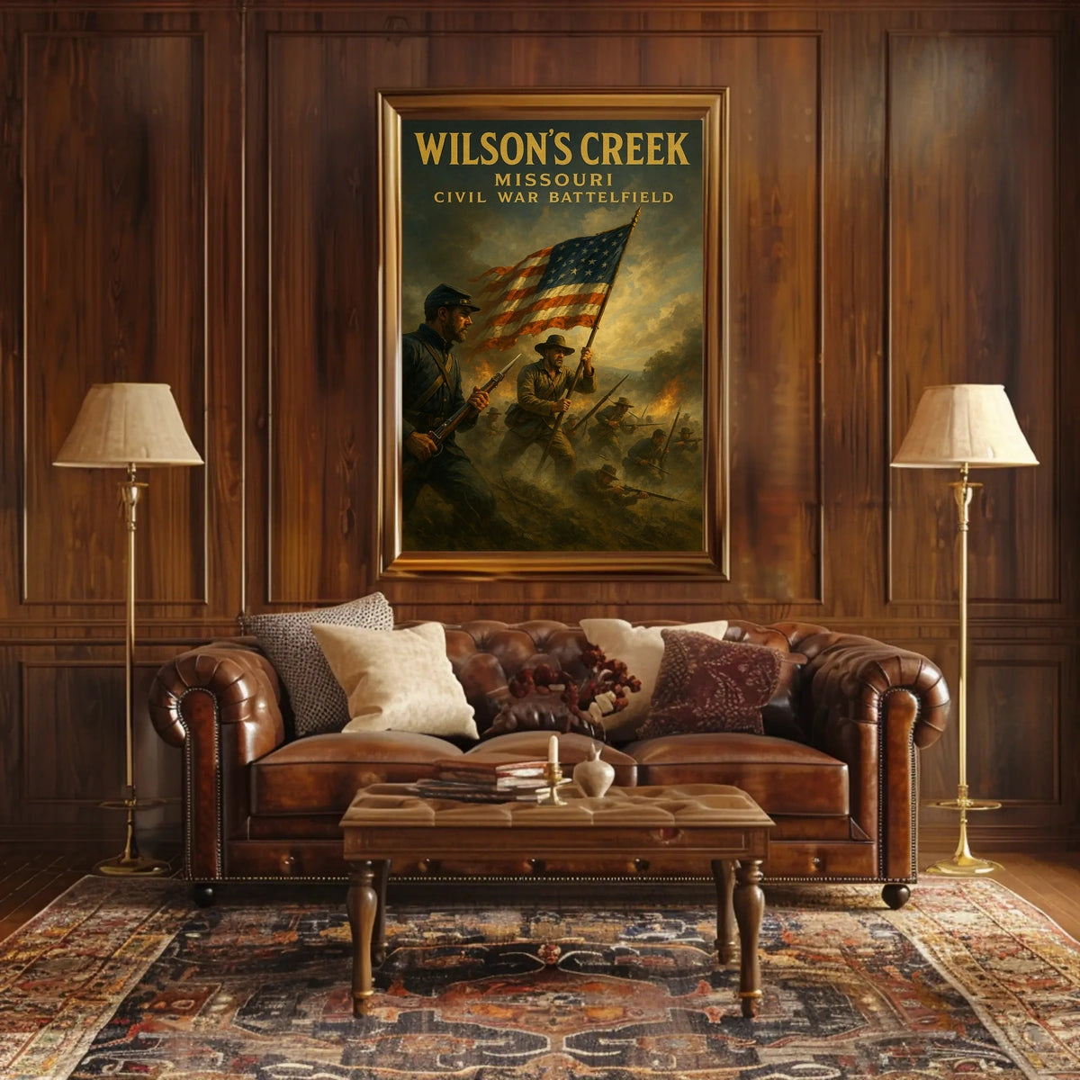 WilsonS Creek Missouri Civil War Poster