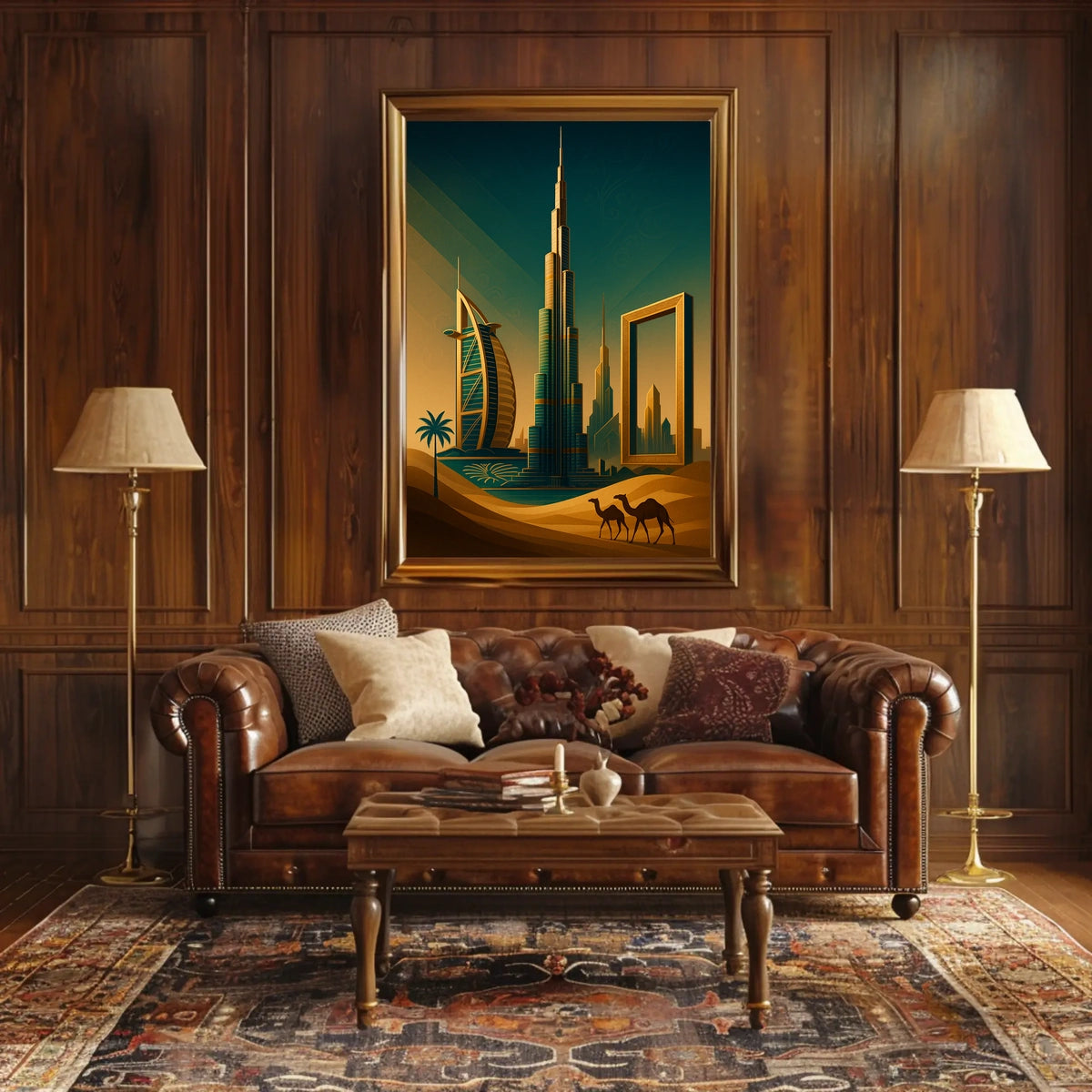Dubai Skyline Architectural Marvels Poster
