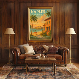 Naples, Florida Tropical Elegance Poster