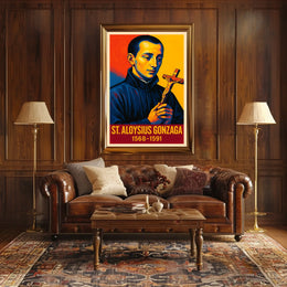St. Aloysius Gonzaga Poster