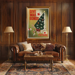 War Bonds Holiday Promotion Poster PosterGoat