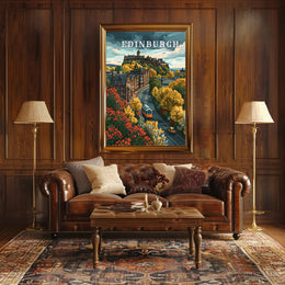Autumn in Edinburgh Poster