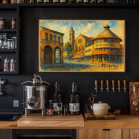 Maseru Cityscape Photography Realism Wanderlust Urban Skyline Timeless Cultural City Poster