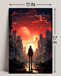 Dystopian Sunset Poster