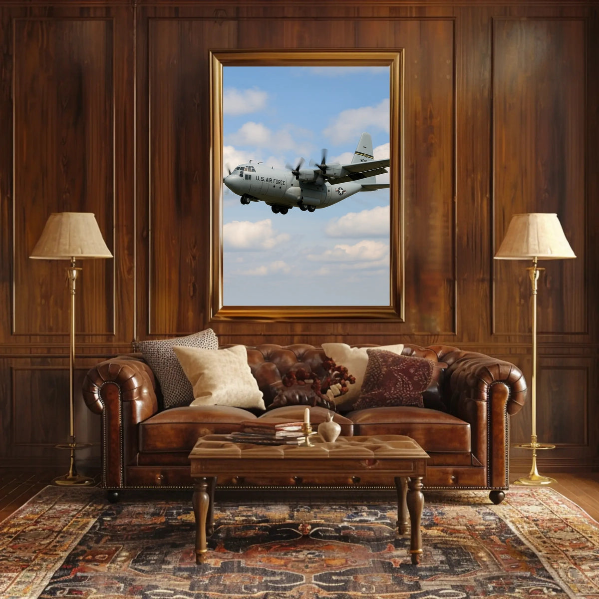 U.S. Air Force C-130 Hercules Military Recruitment Poster