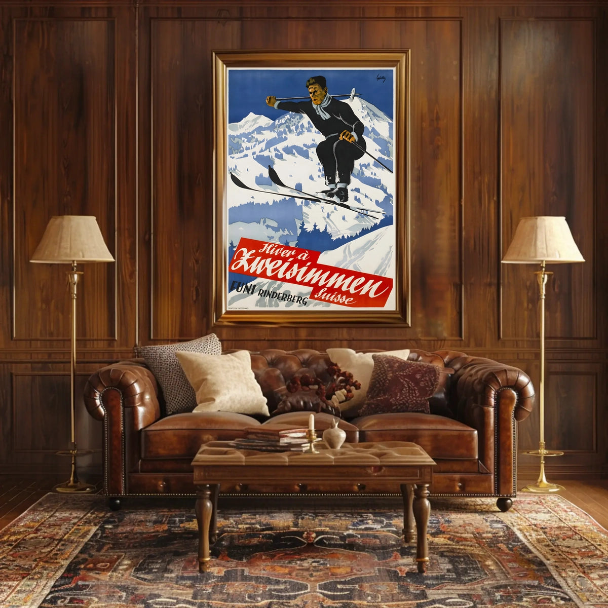 Winter In Zweisimmen Poster