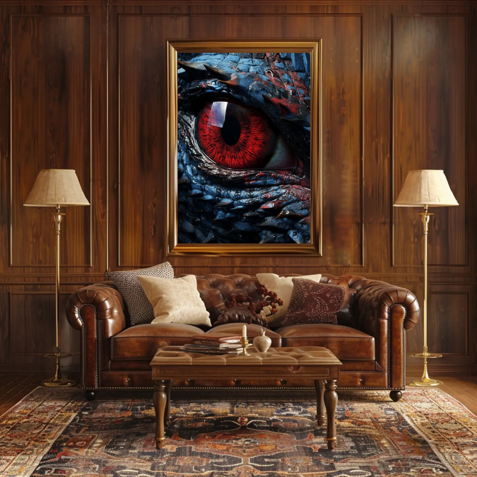 The DragonS Gaze Poster