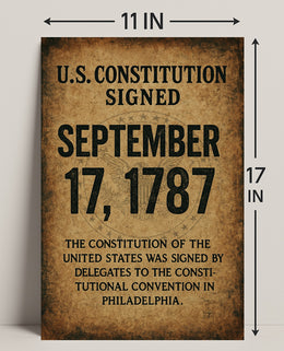 Constitution Signing September 17 1787 Poster PosterGoat
