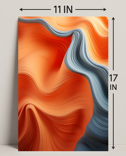 Flowing Colors Poster PosterGoat