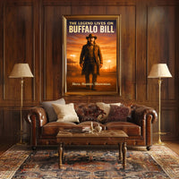 Buffalo Bill The Legend Lives On Poster PosterGoat