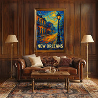 New Orleans Nightscape Poster