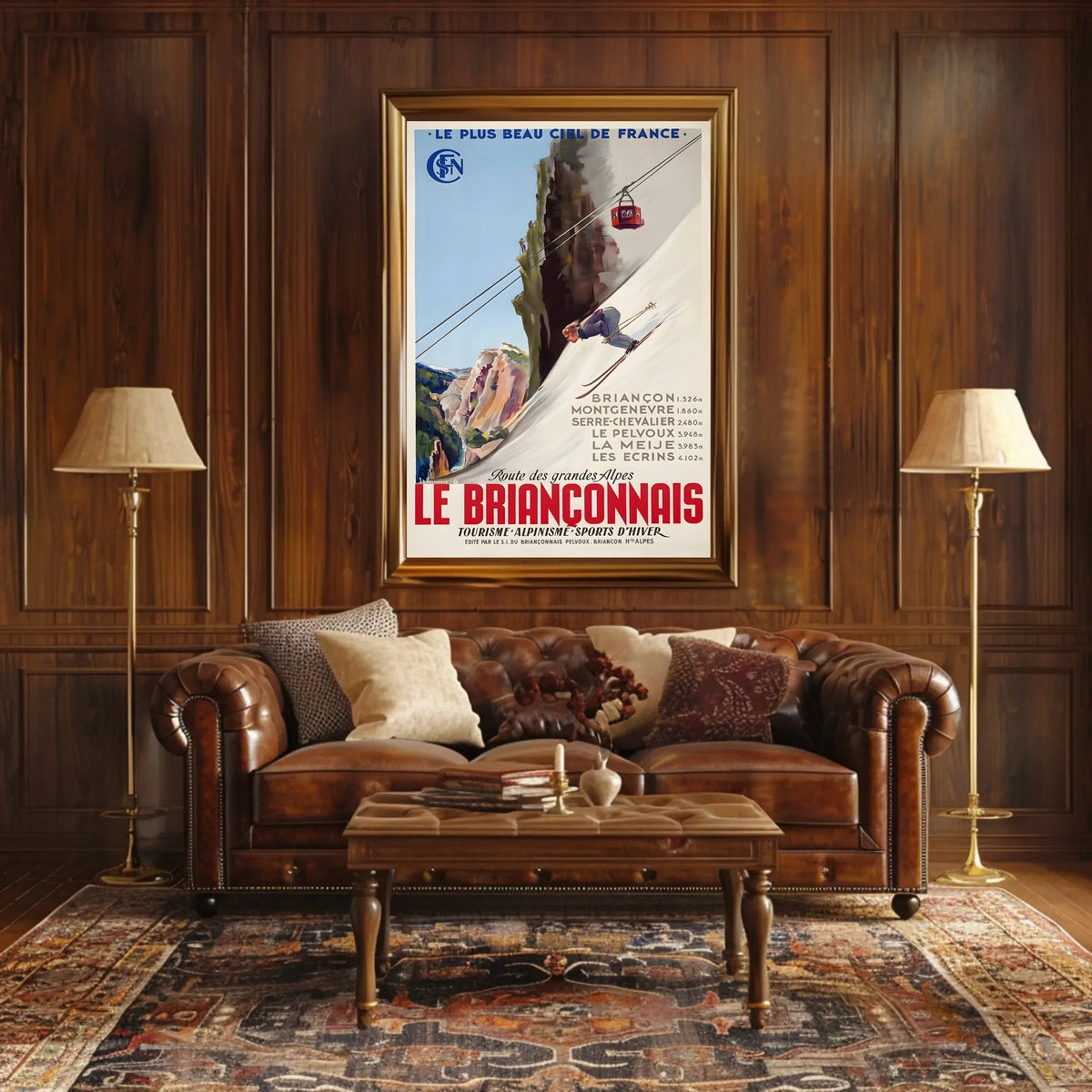 Le Briançonnais Winter Sports And Poster