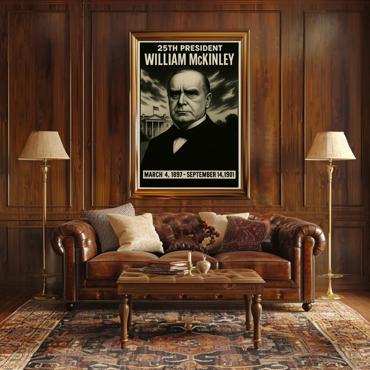 William Mckinley 25Th President Poster