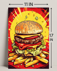 Burger Bliss Poster PosterGoat