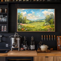 Serene Meadow Blossoms Poster