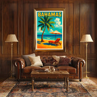 Bahamas Beach Paradise Poster
