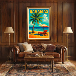 Bahamas Beach Paradise Poster