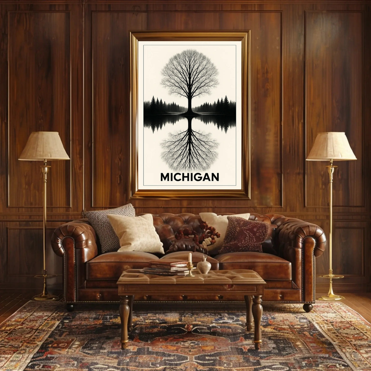 Michigan Reflection Poster
