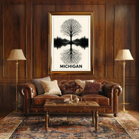 Michigan Reflection Poster