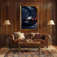 Sleek Automotive Elegance Poster PosterGoat