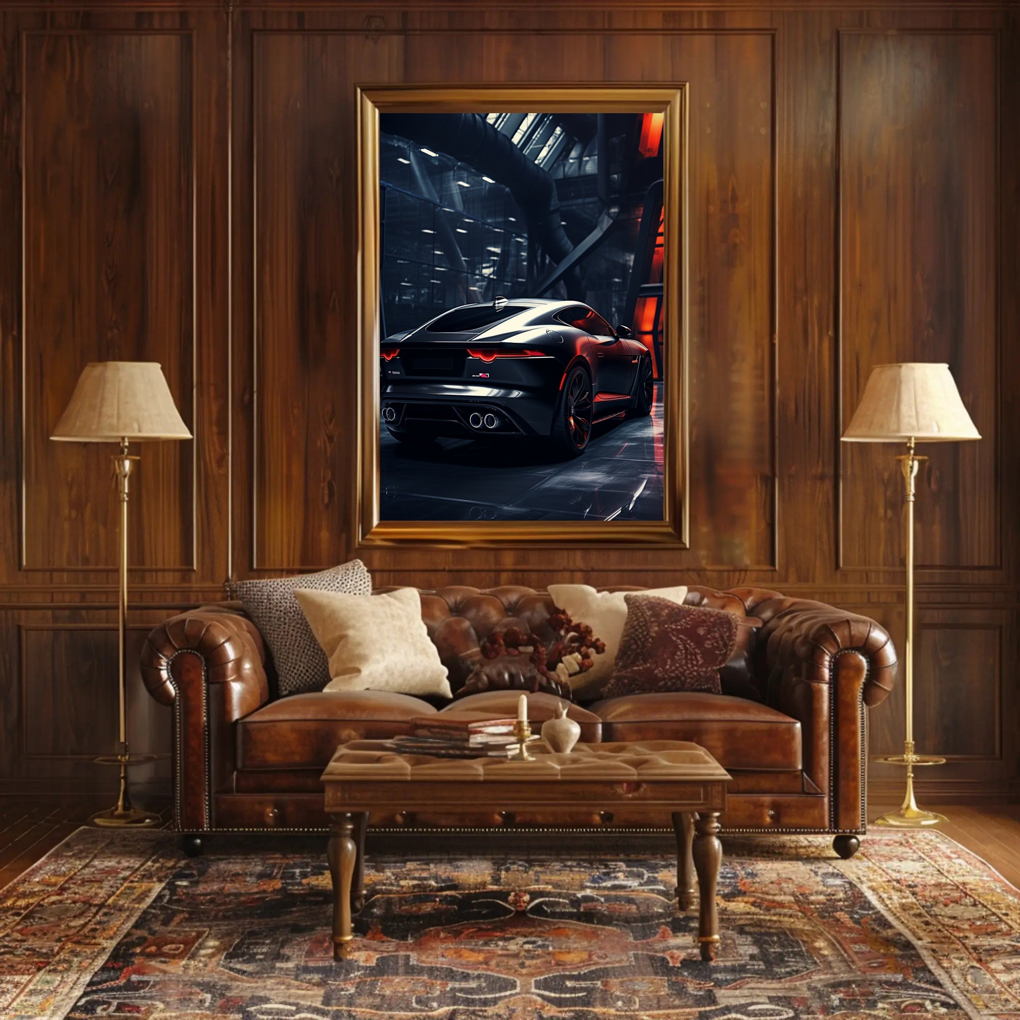 Sleek Automotive Elegance Poster PosterGoat