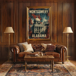 Montgomery, Alabama Poster