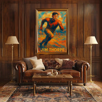 Jim Thorpe Athletic Icon Poster