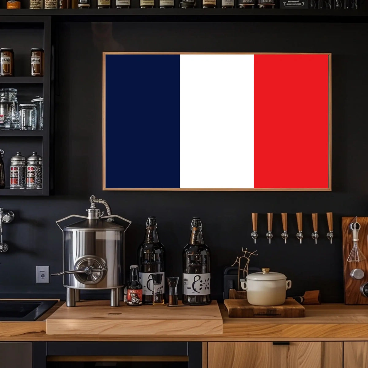 Saint Martin Flag Poster
