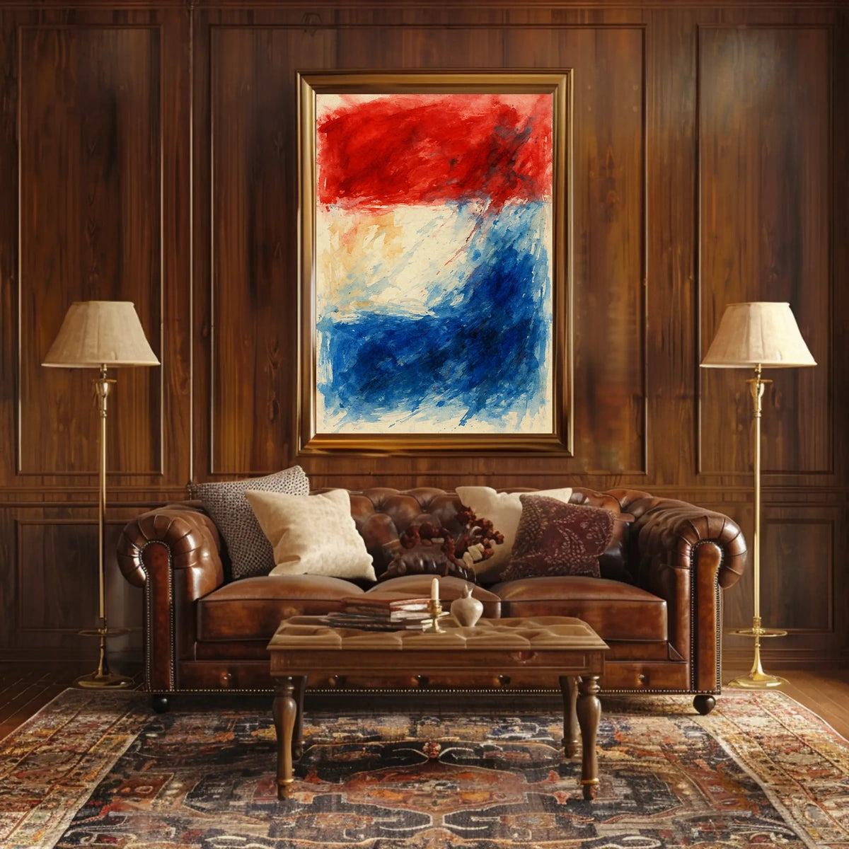 Abstract Tricolor Expression Abstract Poster