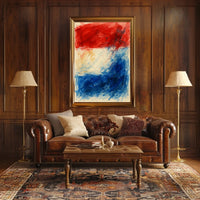 Abstract Tricolor Expression Abstract Poster