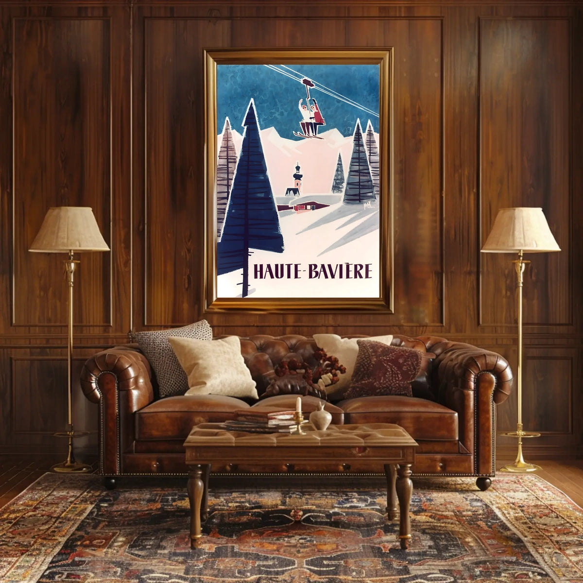 Haute-Bavière Winter Escape Poster