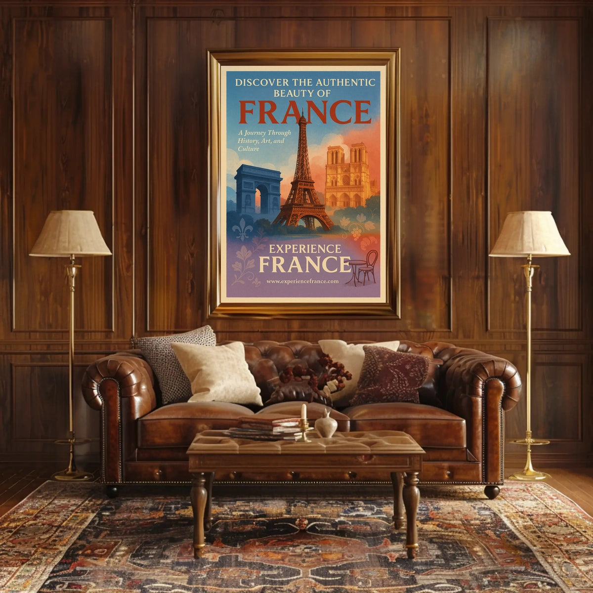 Discover The Beauty Of France Poster