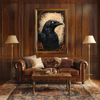 Mystical Raven Adventure Artistic Animal Poster