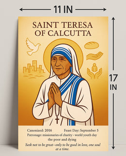 Saint Teresa of Calcutta Poster PosterGoat