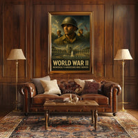 World War Ii Memorial Tribute Poster