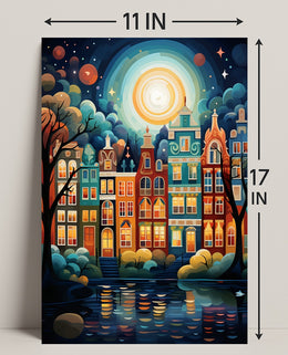 Enchanted Cityscape Poster