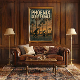 Phoenix Desert Frost Poster