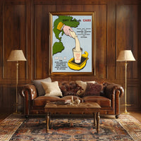 Humanitarian Aid Milk Initiative Vintage Educational or Infographic Poster PosterGoat