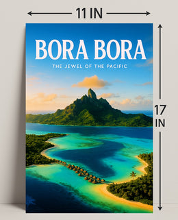 Bora Bora The Jewel of the Pacific Poster PosterGoat