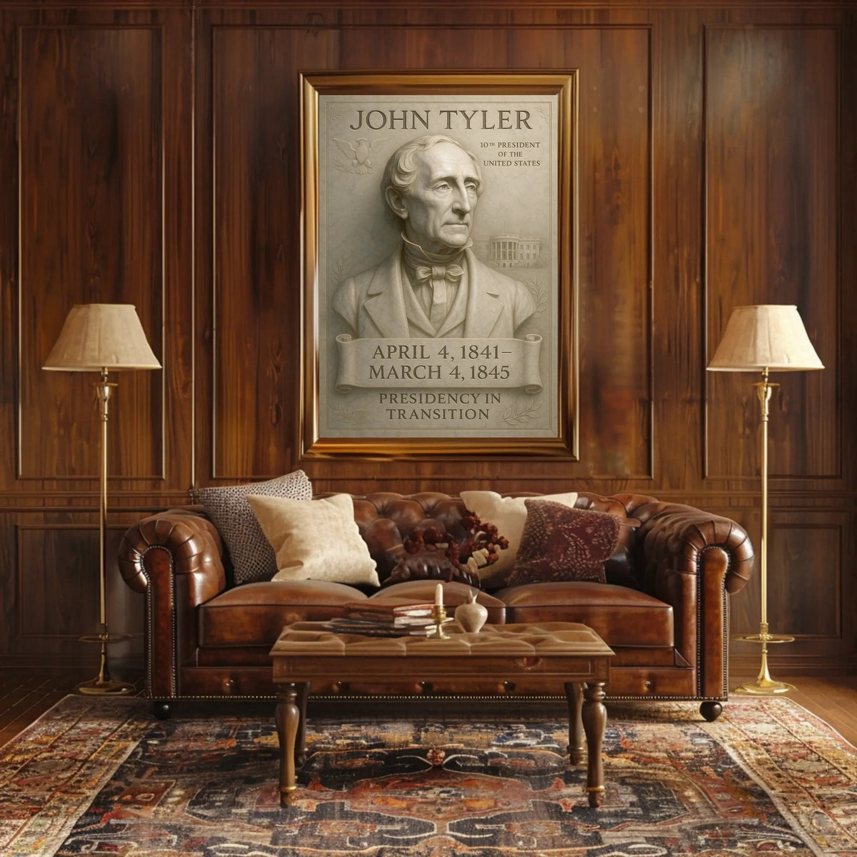John Tyler 10th President Poster