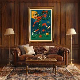 Holiday Hoops Poster