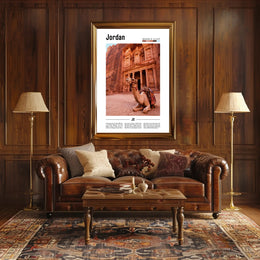 Jordan's Rich Heritage Adventure Travel Poster PosterGoat