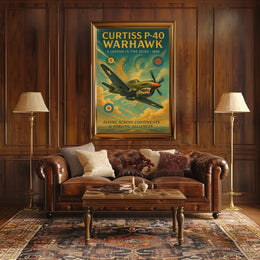 Curtiss P-40 Warhawk A Legend in the Skies Poster