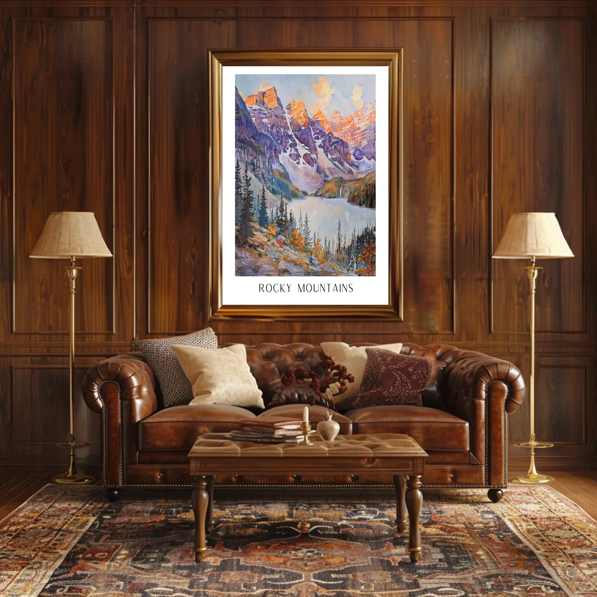 Rocky Mountains Poster PosterGoat